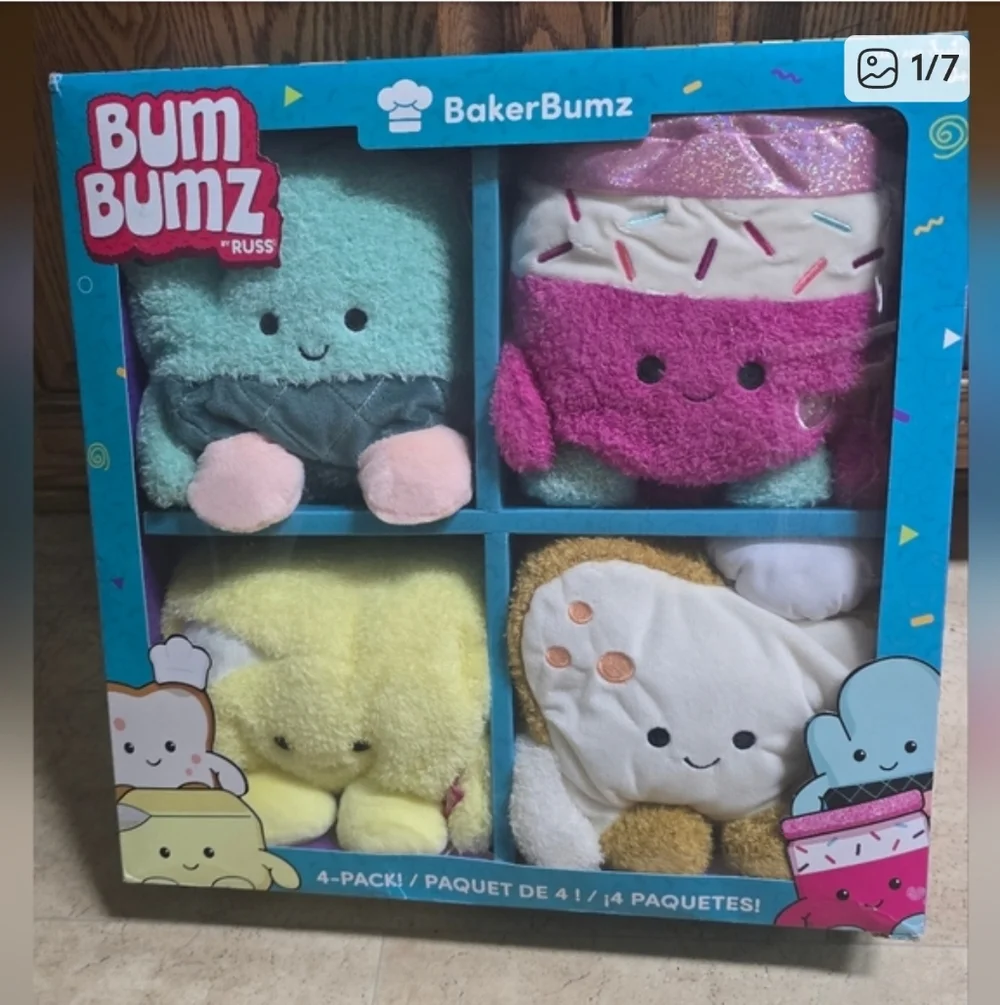 Bum Bums BakerBums 4 Pack NEW